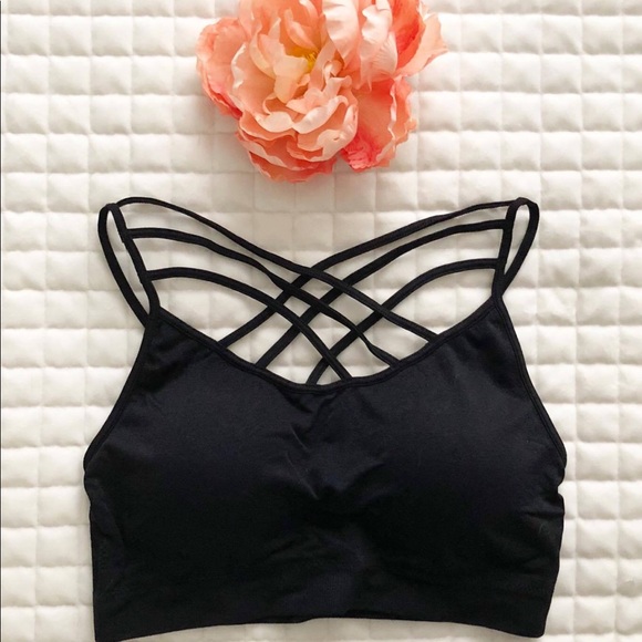 RESTOCKED!✨ Black Caged Bralette - Picture 2 of 4